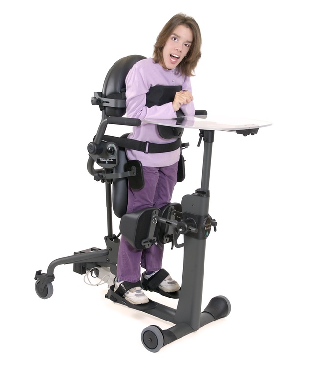 Photo of a standing frame AT device