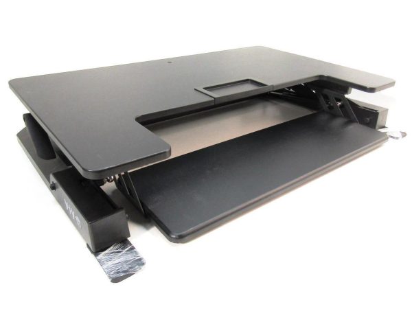 VIVO Height Adjustable Stand Up Desk Converter, Black