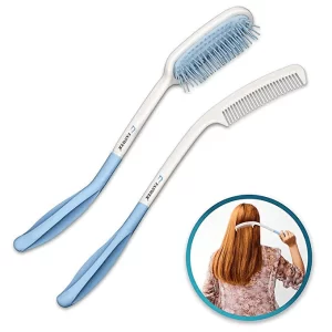Long Handled Comb and Brush Set