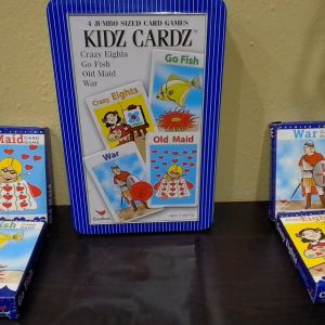 Kidz Cardz 4 JUMBO sized card games